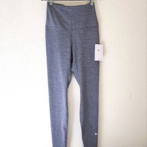 Nike One Womens Gray Dri-Fit Full Length Exercise Training Leggings Size XS NWT